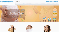 Desktop Screenshot of gravidanzaweb.it